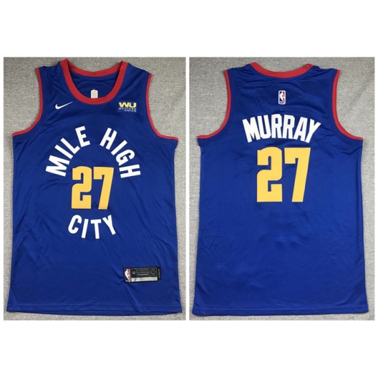 Nuggets 27 Jamal Murray Blue City Edition Nike Swingman Jersey Nuggets 27 Jamal Murray Blue City Edition Nike Swingman Jersey