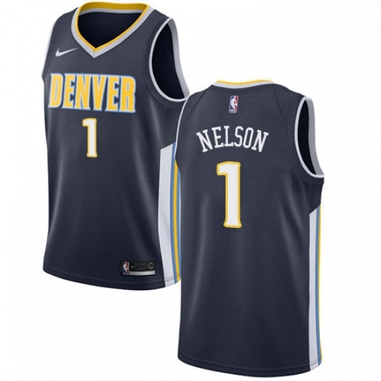 Womens Nike Denver Nuggets 1 Jameer Nelson Swingman Navy Blue Road NBA Jersey Icon Edition Womens Nike Denver Nuggets 1 Jameer Nelson Swingman Navy Blue Road NBA Jersey Icon Edition