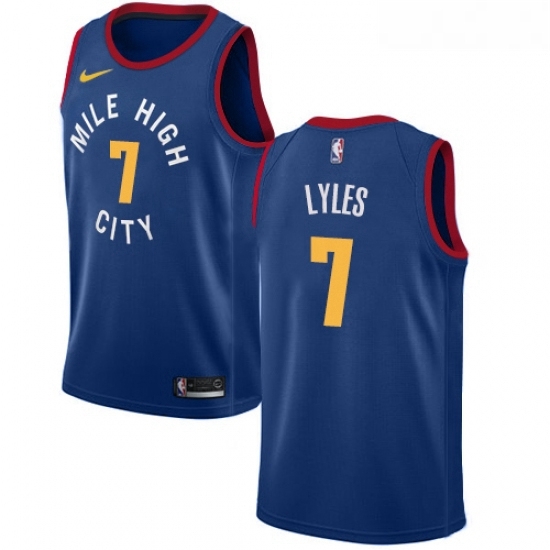 Womens Nike Denver Nuggets 7 Trey Lyles Authentic Light Blue Alternate NBA Jersey Statement Edition Womens Nike Denver Nuggets 7 Trey Lyles Authentic Light Blue Alternate NBA Jersey Statement Edition