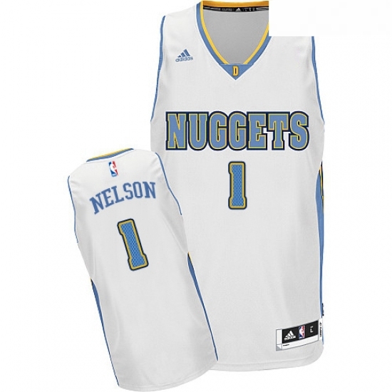 Youth Adidas Denver Nuggets 1 Jameer Nelson Swingman White Home NBA Jersey Youth Adidas Denver Nuggets 1 Jameer Nelson Swingman White Home NBA Jersey