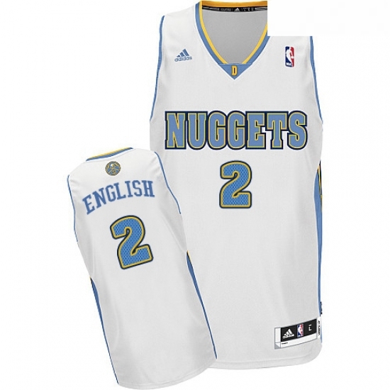 Youth Adidas Denver Nuggets 2 Alex English Swingman White Home NBA Jersey Youth Adidas Denver Nuggets 2 Alex English Swingman White Home NBA Jersey