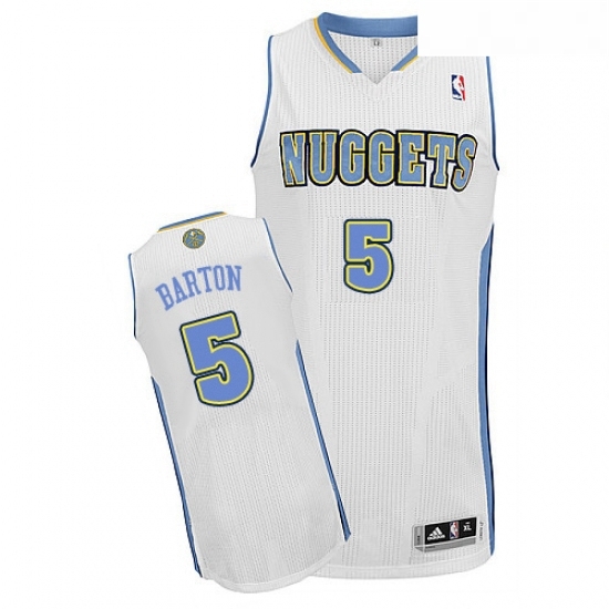 Youth Adidas Denver Nuggets 5 Will Barton Authentic White Home NBA Jersey Youth Adidas Denver Nuggets 5 Will Barton Authentic White Home NBA Jersey