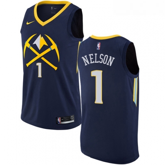 Youth Nike Denver Nuggets 1 Jameer Nelson Swingman Navy Blue NBA Jersey City Edition Youth Nike Denver Nuggets 1 Jameer Nelson Swingman Navy Blue NBA Jersey City Edition