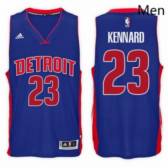 Detroit Pistons 23 Luke Kennard Road Blue New Swingman Stitched NBA Jersey Detroit Pistons 23 Luke Kennard Road Blue New Swingman Stitched NBA Jersey