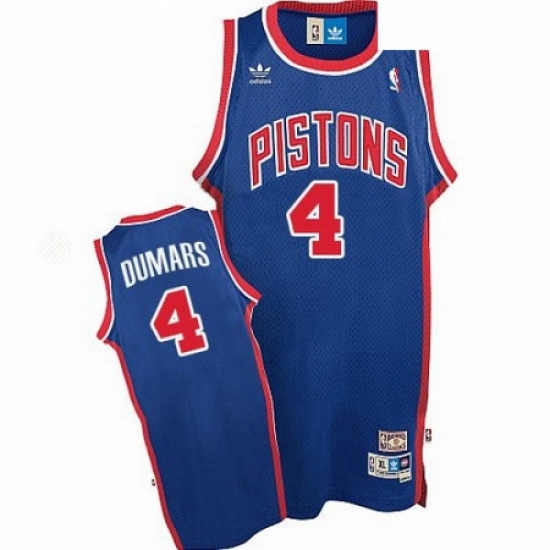 Mens Adidas Detroit Pistons 4 Joe Dumars Authentic Blue Throwback NBA Jersey Mens Adidas Detroit Pistons 4 Joe Dumars Authentic Blue Throwback NBA Jersey