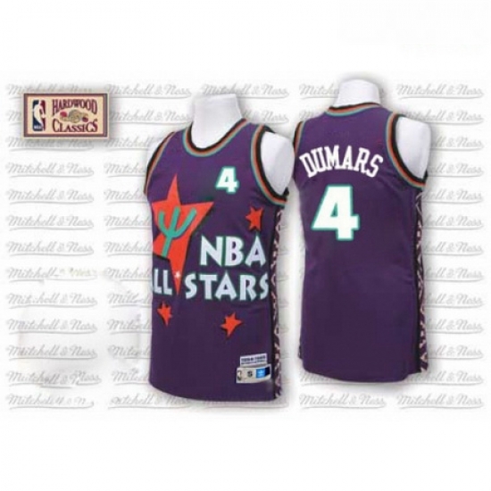 Mens Adidas Detroit Pistons 4 Joe Dumars Authentic Purple 1995 All Star Throwback NBA Jersey Mens Adidas Detroit Pistons 4 Joe Dumars Authentic Purple 1995 All Star Throwback NBA Jersey