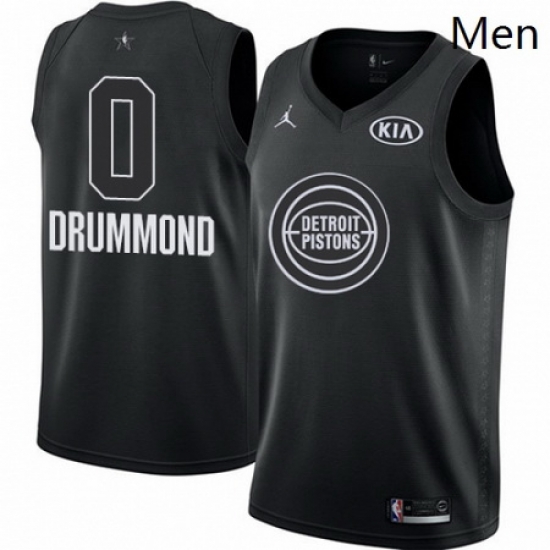 Mens Nike Detroit Pistons 0 Andre Drummond Swingman Black 2018 All Star Game NBA Jersey Mens Nike Detroit Pistons 0 Andre Drummond Swingman Black 2018 All Star Game NBA Jersey