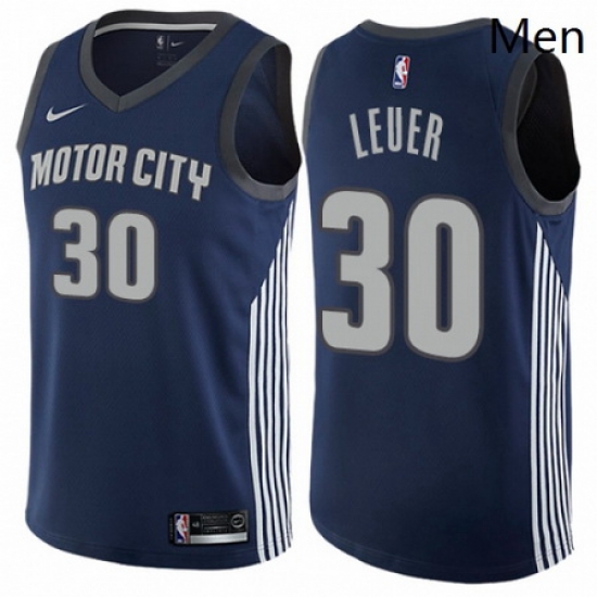 Mens Nike Detroit Pistons 30 Jon Leuer Swingman Navy Blue NBA Jersey City Edition Mens Nike Detroit Pistons 30 Jon Leuer Swingman Navy Blue NBA Jersey City Edition