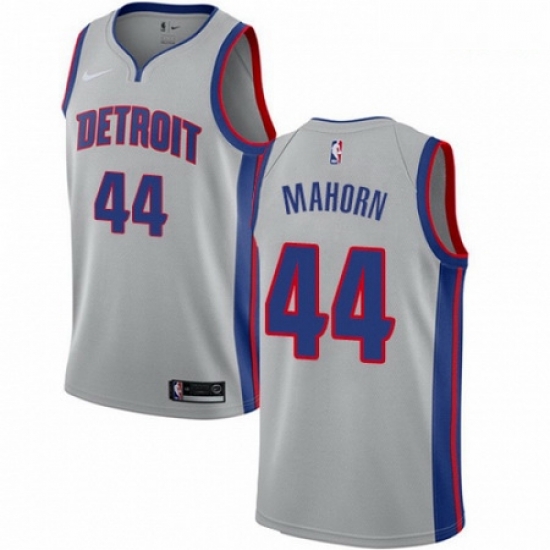Mens Nike Detroit Pistons 44 Rick Mahorn Authentic Silver NBA Jersey Statement Edition Mens Nike Detroit Pistons 44 Rick Mahorn Authentic Silver NBA Jersey Statement Edition