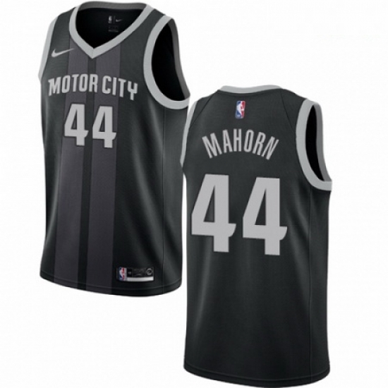 Mens Nike Detroit Pistons 44 Rick Mahorn Swingman Black NBA Jersey City Edition Mens Nike Detroit Pistons 44 Rick Mahorn Swingman Black NBA Jersey City Edition