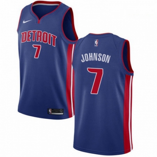 Mens Nike Detroit Pistons 7 Stanley Johnson Swingman Royal Blue Road NBA Jersey Icon Edition Mens Nike Detroit Pistons 7 Stanley Johnson Swingman Royal Blue Road NBA Jersey Icon Edition