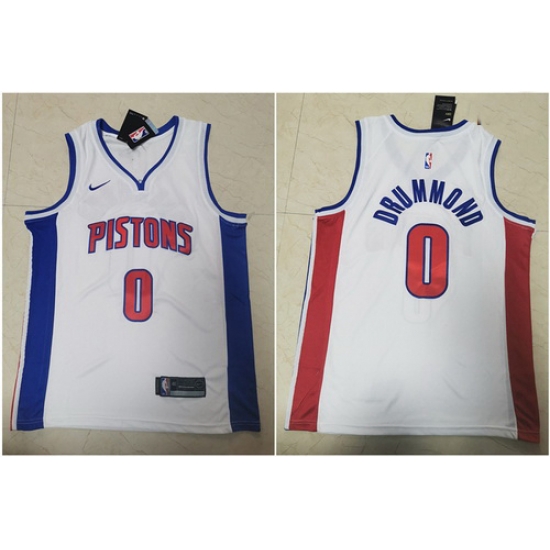 Pistons 0 Andre Drummond White Nike Swingman Jersey Pistons 0 Andre Drummond White Nike Swingman Jersey