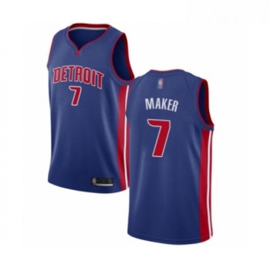 Womens Detroit Pistons 7 Thon Maker Swingman Royal Blue Basketball Jersey Icon Edition Womens Detroit Pistons 7 Thon Maker Swingman Royal Blue Basketball Jersey Icon Edition