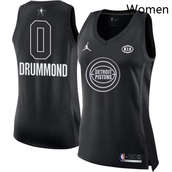 Womens Nike Detroit Pistons 0 Andre Drummond Swingman Black 2018 All Star Game NBA Jersey Womens Nike Detroit Pistons 0 Andre Drummond Swingman Black 2018 All Star Game NBA Jersey