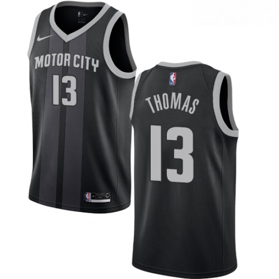 Womens Nike Detroit Pistons 13 Khyri Thomas Swingman Black NBA Jersey City Edition Womens Nike Detroit Pistons 13 Khyri Thomas Swingman Black NBA Jersey City Edition
