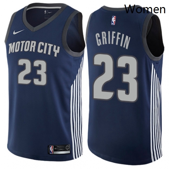 Womens Nike Detroit Pistons 23 Blake Griffin Swingman Navy Blue NBA Jersey City Edition Womens Nike Detroit Pistons 23 Blake Griffin Swingman Navy Blue NBA Jersey City Edition