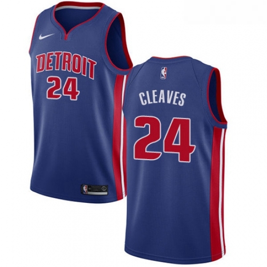 Womens Nike Detroit Pistons 24 Mateen Cleaves Swingman Royal Blue Road NBA Jersey Icon Edition Womens Nike Detroit Pistons 24 Mateen Cleaves Swingman Royal Blue Road NBA Jersey Icon Edition