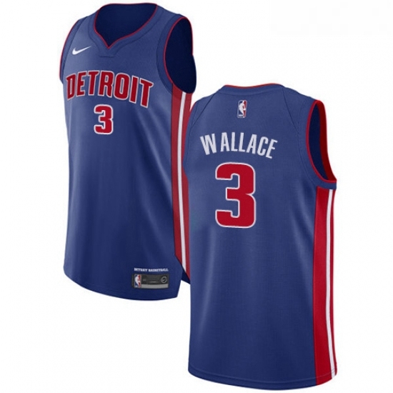 Womens Nike Detroit Pistons 3 Ben Wallace Authentic Royal Blue Road NBA Jersey Icon Edition Womens Nike Detroit Pistons 3 Ben Wallace Authentic Royal Blue Road NBA Jersey Icon Edition