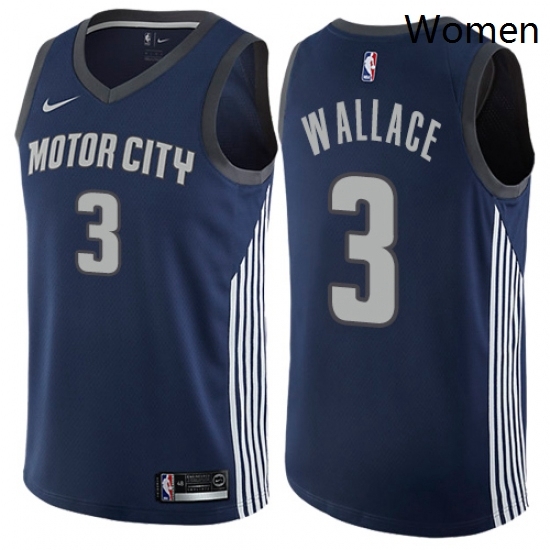 Womens Nike Detroit Pistons 3 Ben Wallace Swingman Navy Blue NBA Jersey City Edition Womens Nike Detroit Pistons 3 Ben Wallace Swingman Navy Blue NBA Jersey City Edition
