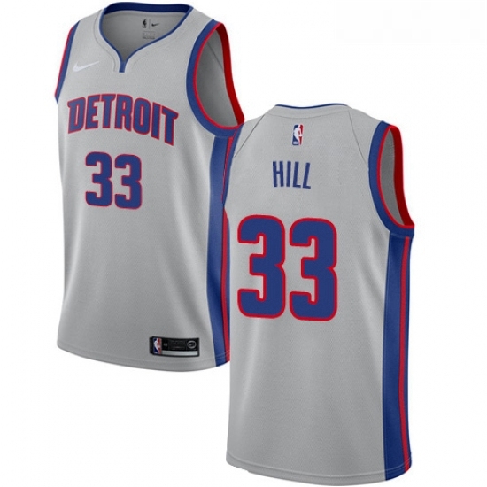 Womens Nike Detroit Pistons 33 Grant Hill Swingman Silver NBA Jersey Statement Edition Womens Nike Detroit Pistons 33 Grant Hill Swingman Silver NBA Jersey Statement Edition