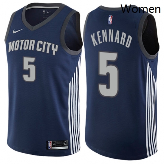 Womens Nike Detroit Pistons 5 Luke Kennard Swingman Navy Blue NBA Jersey City Edition Womens Nike Detroit Pistons 5 Luke Kennard Swingman Navy Blue NBA Jersey City Edition