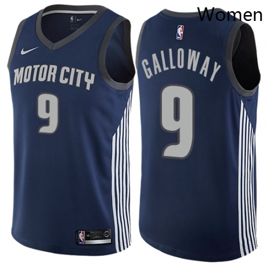 Womens Nike Detroit Pistons 9 Langston Galloway Swingman Navy Blue NBA Jersey City Edition Womens Nike Detroit Pistons 9 Langston Galloway Swingman Navy Blue NBA Jersey City Edition