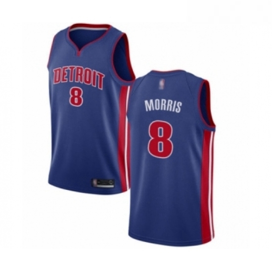 Youth Detroit Pistons 8 Markieff Morris Swingman Royal Blue Basketball Jersey Icon Edition Youth Detroit Pistons 8 Markieff Morris Swingman Royal Blue Basketball Jersey Icon Edition