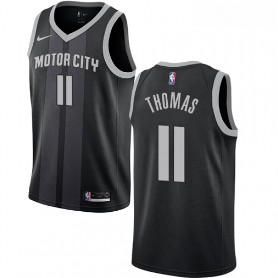 Youth Nike Detroit Pistons 11 Isiah Thomas Swingman Black NBA Jersey City Edition Youth Nike Detroit Pistons 11 Isiah Thomas Swingman Black NBA Jersey City Edition