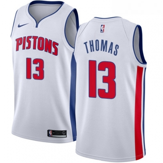 Youth Nike Detroit Pistons 13 Khyri Thomas Swingman White NBA Jersey Association Edition Youth Nike Detroit Pistons 13 Khyri Thomas Swingman White NBA Jersey Association Edition