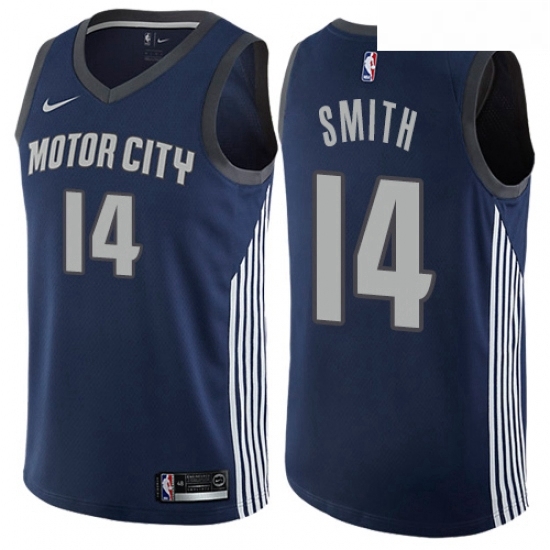 Youth Nike Detroit Pistons 14 Ish Smith Swingman Navy Blue NBA Jersey City Edition Youth Nike Detroit Pistons 14 Ish Smith Swingman Navy Blue NBA Jersey City Edition