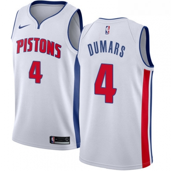 Youth Nike Detroit Pistons 4 Joe Dumars Authentic White Home NBA Jersey Association Edition Youth Nike Detroit Pistons 4 Joe Dumars Authentic White Home NBA Jersey Association Edition