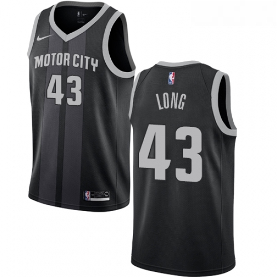 Youth Nike Detroit Pistons 43 Grant Long Swingman Black NBA Jersey City Edition Youth Nike Detroit Pistons 43 Grant Long Swingman Black NBA Jersey City Edition