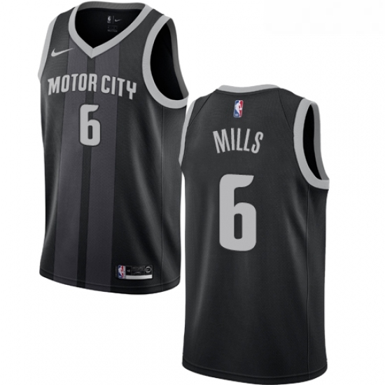 Youth Nike Detroit Pistons 6 Terry Mills Swingman Black NBA Jersey City Edition Youth Nike Detroit Pistons 6 Terry Mills Swingman Black NBA Jersey City Edition