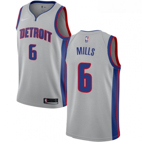 Youth Nike Detroit Pistons 6 Terry Mills Swingman Silver NBA Jersey Statement Edition Youth Nike Detroit Pistons 6 Terry Mills Swingman Silver NBA Jersey Statement Edition
