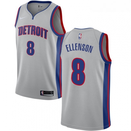 Youth Nike Detroit Pistons 8 Henry Ellenson Authentic Silver NBA Jersey Statement Edition Youth Nike Detroit Pistons 8 Henry Ellenson Authentic Silver NBA Jersey Statement Edition