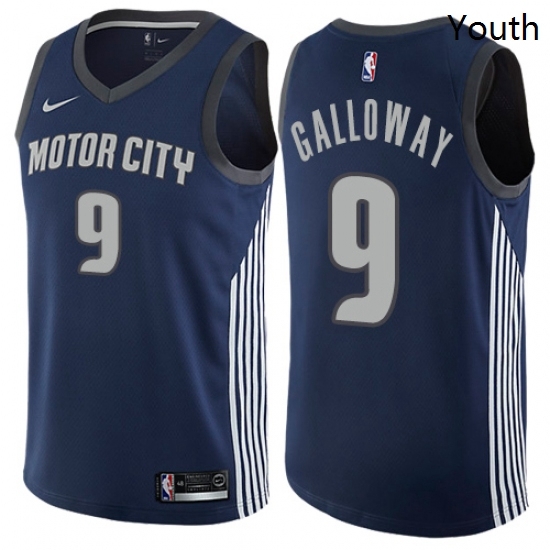 Youth Nike Detroit Pistons 9 Langston Galloway Swingman Navy Blue NBA Jersey City Edition Youth Nike Detroit Pistons 9 Langston Galloway Swingman Navy Blue NBA Jersey City Edition