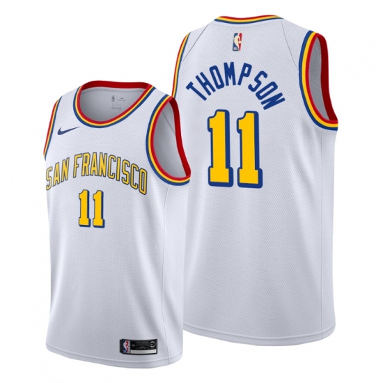 Klay Thompson Golden State Warriors #11 Men 2019-20 Classic Edition Jersey Klay Thompson Golden State Warriors #11 Men 2019-20 Classic Edition Jersey