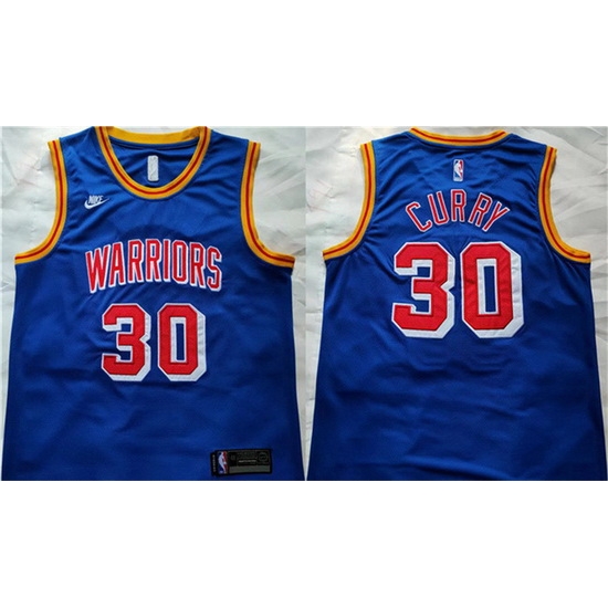 Men Golden State Warriors 30 Stephen Curry Blue Stitched Basketball Jersey Men Golden State Warriors 30 Stephen Curry Blue Stitched Basketball Jersey