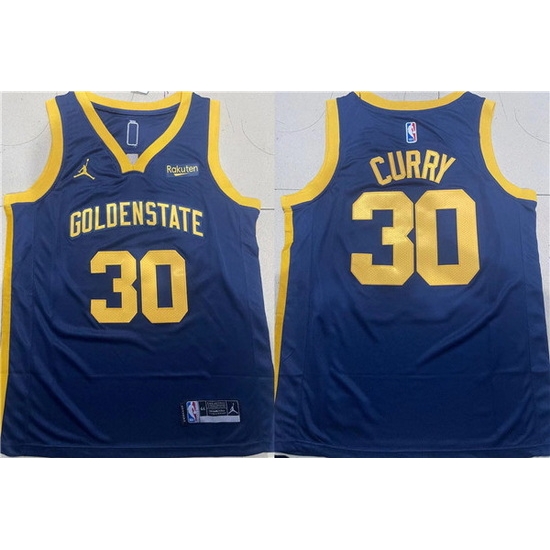 Men Golden State Warriors 30 Stephen Curry Navy Stitched Jersey Men Golden State Warriors 30 Stephen Curry Navy Stitched Jersey
