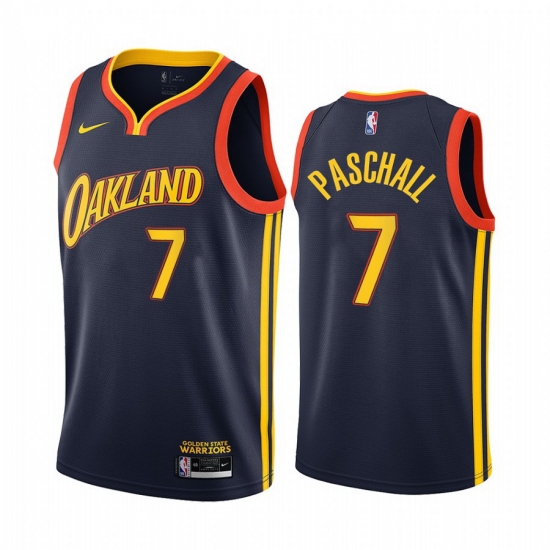 Men Nike Golden State Warriors 7 Eric Paschall Navy NBA Swingman 2020 21 City Edition Jersey Men Nike Golden State Warriors 7 Eric Paschall Navy NBA Swingman 2020 21 City Edition Jersey