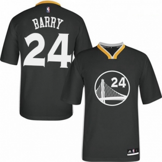 Mens Adidas Golden State Warriors 24 Rick Barry Authentic Black Alternate NBA Jersey Mens Adidas Golden State Warriors 24 Rick Barry Authentic Black Alternate NBA Jersey