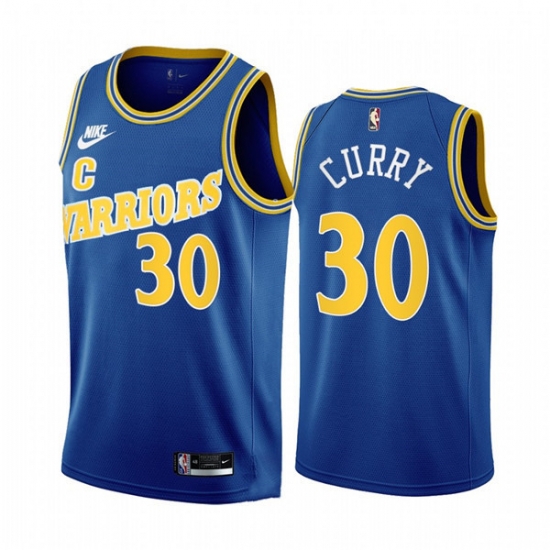 Men's Golden State Warriors #30 Stephen Curry 2022 23 Classic Edition Royal Stitched Basketball Jersey Men's Golden State Warriors #30 Stephen Curry 2022 23 Classic Edition Royal Stitched Basketball Jersey