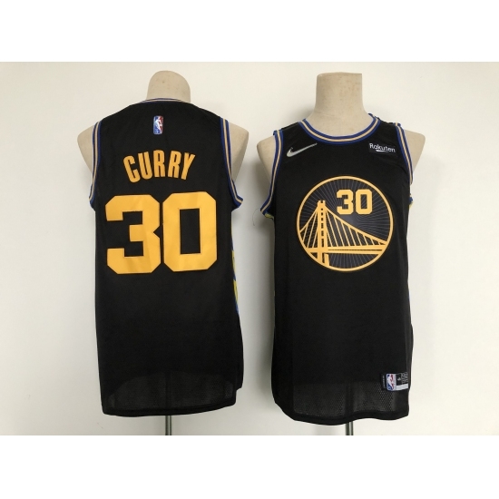 Men's Golden State Warriors #30 Stephen Curry Black City Player Jersey Men's Golden State Warriors #30 Stephen Curry Black City Player Jersey