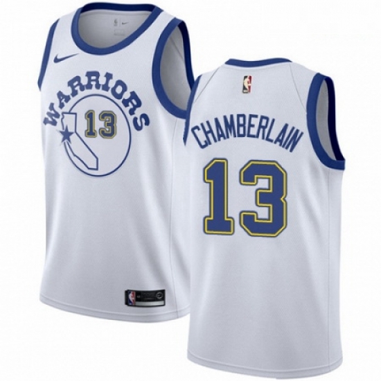 Mens Nike Golden State Warriors 13 Wilt Chamberlain Authentic White Hardwood Classics NBA Jersey Mens Nike Golden State Warriors 13 Wilt Chamberlain Authentic White Hardwood Classics NBA Jersey