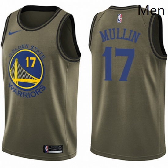 Mens Nike Golden State Warriors 17 Chris Mullin Swingman Green Salute to Service NBA Jersey Mens Nike Golden State Warriors 17 Chris Mullin Swingman Green Salute to Service NBA Jersey