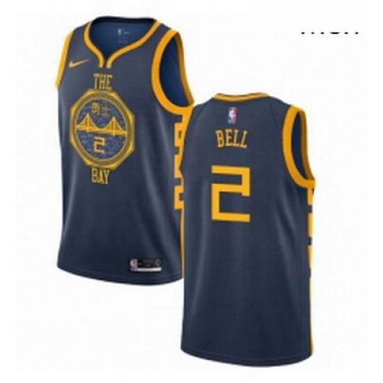 Mens Nike Golden State Warriors 2 Jordan Bell Swingman Navy Blue NBA Jersey City Edition Mens Nike Golden State Warriors 2 Jordan Bell Swingman Navy Blue NBA Jersey City Edition