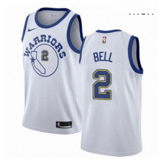 Mens Nike Golden State Warriors 2 Jordan Bell Swingman White Hardwood Classics NBA Jersey Mens Nike Golden State Warriors 2 Jordan Bell Swingman White Hardwood Classics NBA Jersey