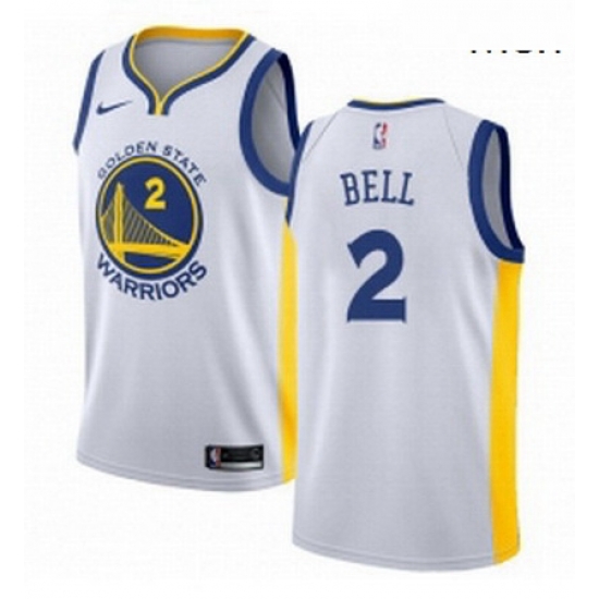 Mens Nike Golden State Warriors 2 Jordan Bell Swingman White Home NBA Jersey Association Edition Mens Nike Golden State Warriors 2 Jordan Bell Swingman White Home NBA Jersey Association Edition