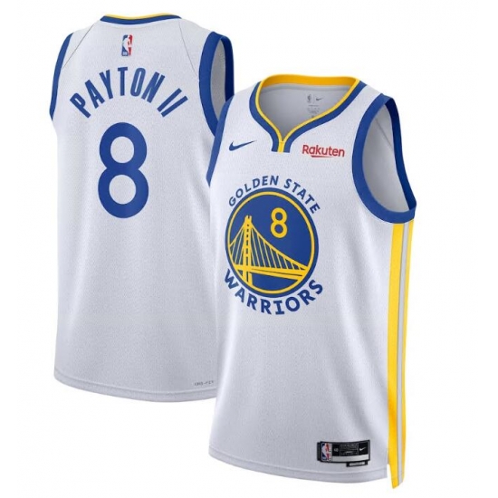 Nike Gary Payton II White #8 Golden State Warriors 2022 23 Swingman Badge Jersey Nike Gary Payton II White #8 Golden State Warriors 2022 23 Swingman Badge Jersey