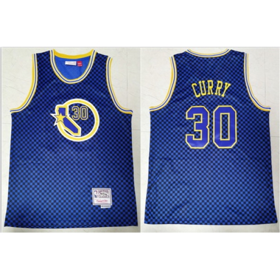 Warriors 30 Stephen Curry Blue Hardwood Classics Swingman Jersey Warriors 30 Stephen Curry Blue Hardwood Classics Swingman Jersey